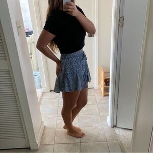 She+Sky ruffled shorts